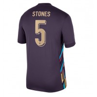 Maglia Calcio Inghilterra John Stones #5 Seconda Divisa Europei 2024 Manica Corta